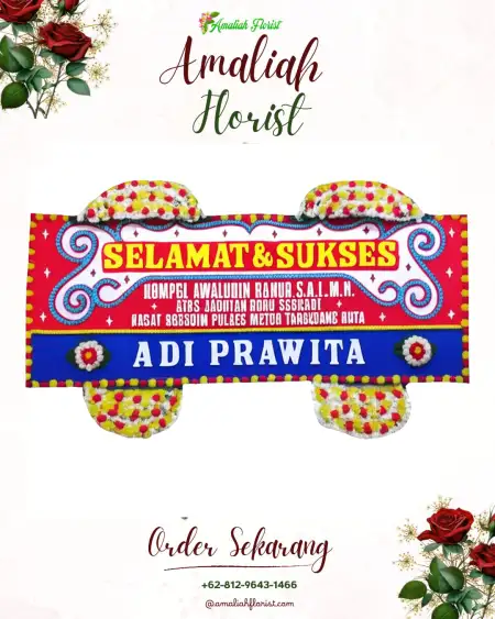 Papan Bunga Ucapan Selamat Tlogowungu